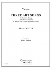 3つの芸術歌曲 (金管五重奏)【Three Art Songs】