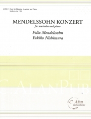 メンデルスゾーン・コンサート（メンデルスゾーン / 西邑 由記子編曲）（マリンバ+ピアノ）【Mendelssohn Konzert】