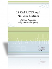 24のカプリース・No.2・ロ短調（ニコロ・パガニーニ / ネイサン・ドートリー編曲）（マリンバ）【24 Caprices, No. 2 In B Minor】