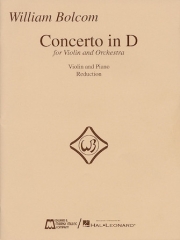 協奏曲・ニ長調（ウィリアム・ボルコム）（ヴァイオリン+ピアノ）【Concerto In D For Violin And Orchestra】