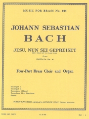 カンタータNo.41より「イェスをほめよ 新たの年に」 (金管四重奏)【Jesu,Nun Sei Gepreiset from Cantata No.41】