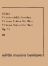 ヴィルトーゾ・スタディ・Op.75・Vol.3（エルネスト・ケーラー）（フルート）【Virtuoso Studies, Op. 75 – Volume 3】