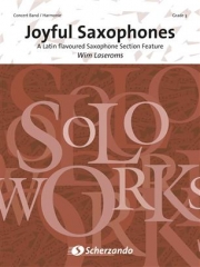 ジョイフル・サクソフォーン（ヴィム・ラセロムズ）（サクソフォーン・セクション・フィーチャー）（スコアのみ）【Joyful Saxophones】