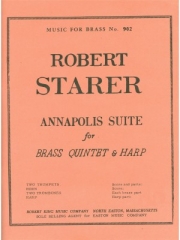 アンナポリス組曲 （ロバート・ステアラー） (金管五重奏+ハープ)【Annapolis Suite】