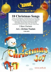 クリスマス・ソング・18曲集 (バスクラリネット二重奏)【18 Christmas Songs】