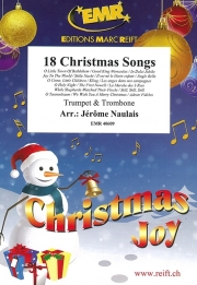 クリスマス・ソング・18曲集 (トランペット(コルネット)+トロンボーン)【18 Christmas Songs】