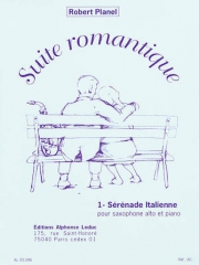 ロマンティック組曲  -1- イタリア風セレナーデ（ロベール・プラネル）（アルトサックス+ピアノ）【Suite Romantique – 1. Sérénad Italienne】