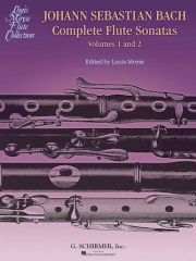 バッハ・コンプリート・フルート・ソナタ・Vol.1＆2（ルイ・モイーズ編曲） (フルート+ピアノ)【Bach Complete Flute Sonatas – Volumes 1 and 2】