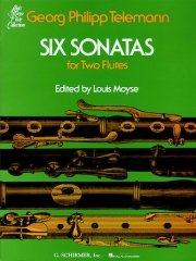 6つのソナタ（テレマン） (フルート二重奏)【Six Sonatas】