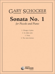 ソナタ・No.1（ゲイリー・ショッカー） (ピッコロ+ピアノ）【Sonata No. 1】