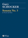ソナタ・No.3（ゲイリー・ショッカー） (ピッコロ+ピアノ）【Sonata No. 3】