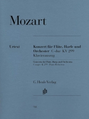 フルートとハープのための協奏曲・ハ長調・K.299（モーツァルト）（フルート+ハープ+ピアノ）【Concerto for Flute, Harp and Orchestra In C Major, K. 299 】