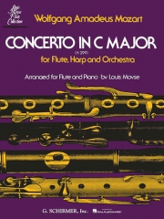 フルートとハープのための協奏曲・ハ長調・K.299（モーツァルト / ルイ・モイーズ編曲）（フルート+ハープ+ピアノ）【Concerto in C Major, K. 299】