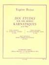 カルナティック旋法による10の練習曲（ウジェーヌ・ボザ）（フルート）【10 Etudes sur des Môdes karnatiques】