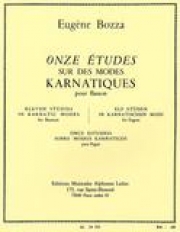 カルナティック旋法による11の練習曲（ウジェーヌ・ボザ）（バスーン）【11 Etudes sur des Môdes karnatiques】