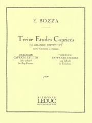 13のカプリッチョ練習曲（ウジェーヌ・ボザ）（トロンボーン）【13 Capriccio Studies】