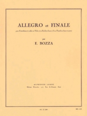 アレグロとフィナーレ（ウジェーヌ・ボザ） (バストロンボーン+ピアノ)【Allegro and Finale】