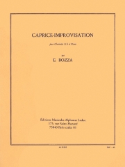 カプリースとインプロヴィゼーション（ウジェーヌ・ボザ）（クラリネット+ピアノ）【Caprice-Improvisation】
