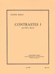 コントラスト・1（ウジェーヌ・ボザ）（フルート+バスーン）【Contrastes I】