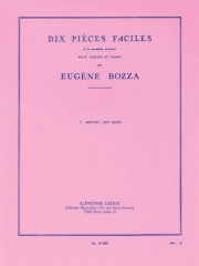 10のやさしい小品・No.3（ウジェーヌ・ボザ）（ヴァイオリン+ピアノ）【Dix Pieces Faciles No. 3 – Menuet Des Pages】