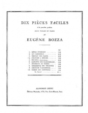 10のやさしい小品・No.4（ウジェーヌ・ボザ）（ヴァイオリン+ピアノ）【Dix Pieces Faciles No. 4 – Chanson A Bercer】