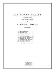 10のやさしい小品・No.7（ウジェーヌ・ボザ）（ヴァイオリン+ピアノ）【Dix Pieces Faciles No. 7 – Serenata Al Pincio】