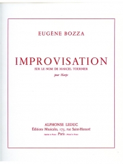 マルセル・トゥルニエの名による即興曲（ウジェーヌ・ボザ）（ハープ）【Improvisation sur le Nom de Marcel Tournier】