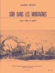 山の夕暮れ（ウジェーヌ・ボザ）（フルート+ピアノ）【Soir Dans Les Montagnes】