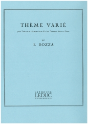 主題と変奏（ウジェーヌ・ボザ） (バストロンボーン+ピアノ)【Theme Varie】