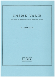 主題と変奏（ウジェーヌ・ボザ） (テューバ+ピアノ)【Theme Varie】