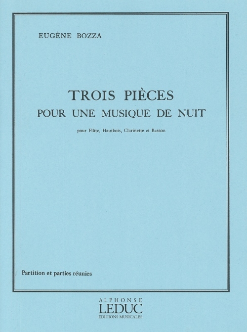 ファッション 3つの小品（ウジェーヌ・ボザ）（木管四重奏）【Trois Pieces アート・デザイン・音楽