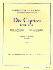 10のカプリス（ドメニコ・チェッカロッシ）（ホルン+ピアノ）【10 Caprices】