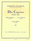 10のカプリス（ドメニコ・チェッカロッシ）（ホルン+ピアノ）【10 Caprices】