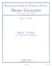 20の上級者用練習曲（Henri Couillaud）（トロンボーン）【Vingt Etudes De Perfectionnement】