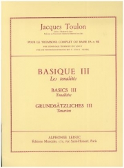 ベーシック・3（ジャック・トゥーロン）（トロンボーン）【Basique 3: Les Tonalités】
