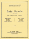 新しい練習曲・Vol.1（マキシム・アルフォンス） (トランペット)【Etudes nouvelles Vol.1】