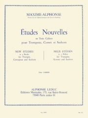 新しい練習曲・Vol.2（マキシム・アルフォンス） (トランペット)【Etudes nouvelles Vol.2】