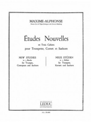 新しい練習曲・Vol.3（マキシム・アルフォンス） (トランペット)【Etudes nouvelles Vol.3】