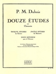 12の練習曲（ピエール・マックス・デュボワ）（クラリネット）【12 Etudes】