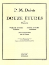 12の練習曲（ピエール・マックス・デュボワ）（クラリネット）【12 Etudes】