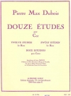 12の練習曲（ピエール・マックス・デュボワ）（ホルン）【12 Etudes】