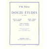 12の練習曲（ピエール・マックス・デュボワ）（オーボエ）【12 Etudes】
