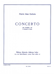コンチェルト（ピエール・マックス・デュボワ)（アルトサックス+ピアノ）【Concerto】