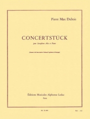 コンツェルトシュテュック（ピエール・マックス・デュボワ)（アルトサックス+ピアノ）【Concertstuck】