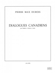 カナディアンの対話（ピエール・マックス・デュボワ）（オーボエ+ピアノ）【Dialogues canadiens】