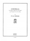 コラール（ピエール・マックス・デュボワ） (トランペット+ピアノ)【Choral: La Vieille Annee s'en est allee】