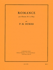 ロマンス（ピエール・マックス・デュボワ）（クラリネット+ピアノ）【Romance】