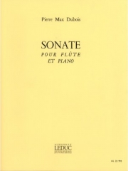 フルートとピアノのためのソナタ（ピエール・マックス・デュボワ）（フルート+ピアノ）【Sonate For Flute And Piano】