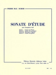 ソナタ・エチュード（ピエール・マックス・デュボワ）（アルトサックス）【Sonate d'Etude】