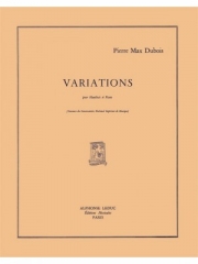 変奏曲（ピエール・マックス・デュボワ）（オーボエ+ピアノ）【Variations】